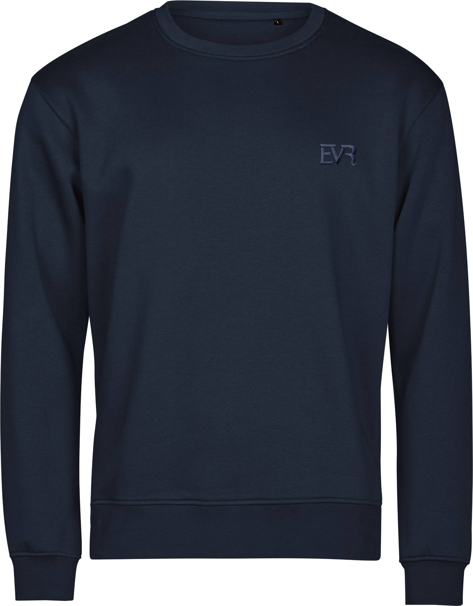Samt Sweatshirt Marineblau